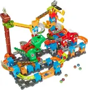 VTech Marble Rush T-Rex Dino Set | 10 Marbles | 119-piece set | Multicolor