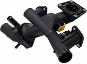 LR005631 4H238A504AC 4646010 Thermostat HOUSING Compatible with Land Rover Compatible with Range Rover Compatible with Discovery 3 4.4 Thermostat Assembly Shell