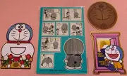 DORAEMON JAPAN comics manga sheet stickers & 3 mini envelops mochi Dorayaki door