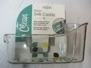 Lucite Sink Sponge and Brush Caddy