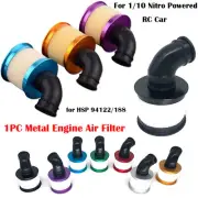 For 1/10 Nitro Powered RC Car Metal Engine Air Filter Spare Carburetor Filter