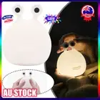 Silicone Slug Smart Touch Sensor Night Light Bedroom Tabletop Lamp Timer CR