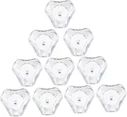 WHAMVOX Jewelry Organizer Handles Pack Acrylic Small Drawer Knobs Crystal Pull Handles for Storage Boxes Safe and Sturdy