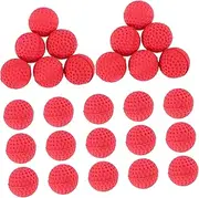 ERINGOGO 50pcs Soft Eva Foam Balls Tiny Foam Spheres for Ball Pit Golf Practice Shooting Games