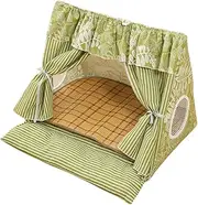 Cat Tent Indoor | Kitten Tent,Removable Cooler Mat, Comfortable Hut, Pet Supplies for Puppies, Kittens, Rabbits, and Small Animals