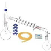500ml,24/40,Glass Distillation Apparatus,Laboratory Chemical Glassware Unit