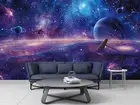 3D Sky The Earth Star Light Self-adhesive Removeable Wallpaper Wall Mural 110
