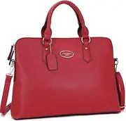 [Dasein] Women Two Tone Tote Colorblock Purses Handbags for Women Shoulder Work Bag