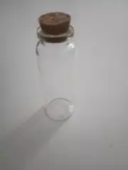 Small Glass Bottles,Tiny Glass Vials,Jars with Cork Stoppers,Message Bottle