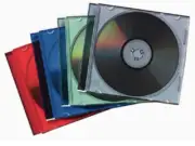 Fellowes Neato Slim Jewel Cases CD/DVD/Blu-Ray Four Colors - (25 count )-sealed