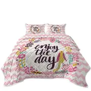 Pinkish Encouragement Coverlet