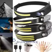 1200000lm Powerful LED Headlamp USB Rechargeable Headlight Flashlight Torch