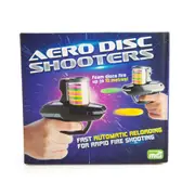 Mdi Aero Disc Shooters Foam Flying Disc Launcher Gun/Blaster Novelty Toy 8y+