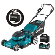 Makita LM002JM101-B - 64V Max Brushless 534mm Lawn Mower Kit (1 x 4.0Ah + Bonus 4.0Ah)