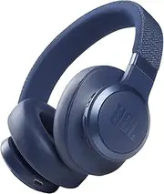 JBL Live 660NC, JBL Signature Sound, Keep The Noise Out, or in. You Choose, Get Help just by Using Your Voice, Hands-Free, Perfect Stereo Calls, Up to 50 Hours of Battery Life and Speed Charge, Blue