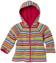 Zutano Reversible Zip Jacket Hoodie Stripes