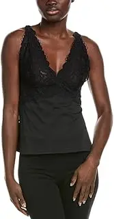[Natori] Bliss Harmony Built Up Cami Length: 23",Black,Small, Black, Small