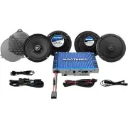 Hogtunes QC ULTRA 4-RM Speaker and Amplifier Kit for Harley 14-22 Ultra
