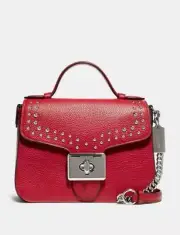 Coach 76689 Cassidy Top Handle Crossbody With Rivets NWT