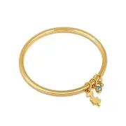 Disney Couture Kingdom - Alice In Wonderland - Alice Crystal Bangle Yellow Gold