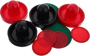 Generic 1 Set Portable Air Hockey Paddles and Kit Compact Tabletop Ice Hockey Supplies for Adults Easy to Learn and Safe for Home Entertainment