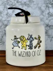 The Wizard Of Oz Cookie Jar Canister White With Lid Large Rae Dunn Collection