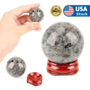 1pc Natural Ball Flame's stone quartz crystal sphere Gem 40mm Gifts for birthday