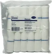12 Rolls Hartmann Flexicon Latex-Free Conforming Stretch Bandage 4” X 4.1 Yard