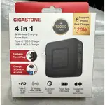 GIGASTONE 4合1數顯+QI無線充+旅插式+10000MAH PD行動電源(PD/QC3.0/20W)