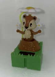 Solar Powered Dancing Chipmunk With Flowers Greenbrier International