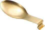Stove Spoon Holder - Heavy Duty Spatula Holder | Stainless Steel Large Size Spoon Rest, Utensil Rest Cooking Modern Farmhouse Kitchen Decor for Kitchen Counter