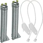 [DL-pro] 2 x Door Hinge Springs with Pulley for Bosch Siemens 00754865 754865 Repair Kit Colour Code Yellow for iQ700 Extra Class PartyPlus Dishwasher Dishwasher