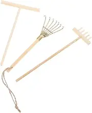 3Pcs Zen Garden Tool Rake and Sand Push for Sand Art Creative DIY Decoration Lightweight Accessories for Relaxation and Fun Playtime