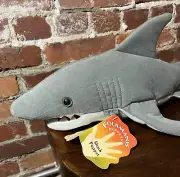Folkmanis Shark Hand Puppet 22” Pursuer Of Boats Grey Great White