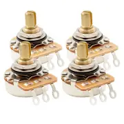 Musiclily Pro 4X B250K Brass Inch Split Shaft Linear Taper Guitar Potentiometer