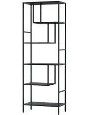 [Artiss] Bookshelf 5 Tiers in Black