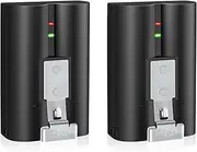 PoweLyt 2 Packs for Ring Battery 6040mAh Replacement Video Doorbell Battery Compatible with Video Doorbell 2/3/4/3 Plus,Stick Up Cam/Solar(All gens),Peephole Cam,Floodlight Wired