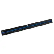 WEN Triangular Architect Ruler 12 in Aluminum Alloy with Laser-Etched Scales
