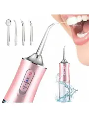 Portable Electric Water Flosser With 4 Nozzles