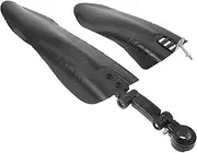 Mountain Bike Mud Guard High Strength Quick Release Front Rear Cycling Wings Angle Lightweight Easy to Install Durable Black Mudflap for Mountain Biking