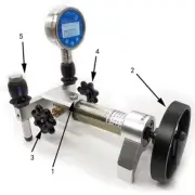 Portable Hydraulic Pump Pressure Gauge Calibrator
