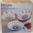 Baum Prisma Dinner Bowl 4 Piece Stoneware Set Paster Cereal Plate Microwave Safe