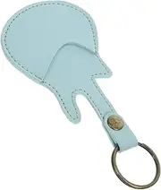 COSMEVIVI Guitar Pick Holder Portable PU Plectrum Storage Bag with Keyring for Organizing Guitar Picks and Accessories Present for Music Lovers