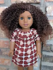 Philomena Custom American Girl Doll OOAK Brown Hair Hazel Eyes Claudie Tiana