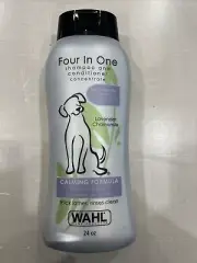 WAHL Calming Formula Pet Shampoo & Conditioner Four In One Allergy Friendly 24oz