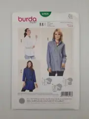 Burda Sewing Pattern 6908 Women's Blouse Pattern Size US 8-20 EUR 34-46 NEW