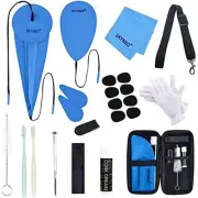 Saxophone Cleaning kit, Clarinet Cleaning Kit with Maintenance Kit,Cork blue
