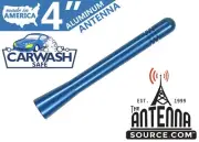 **SHORT** 4" ALUMINUM BLUE ANTENNA MAST - FITS: 2004-2018 Nissan Titan (for: Nissan)