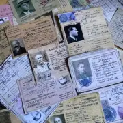 20+piece vintage style￼ID card ) Lot Junk Journal Ephemera read description