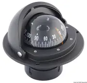 RIVIERA Boat Marine High Speed Compass 3" Black Front rose wrap-around cover